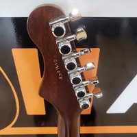Harmony Rebel 6 String Electric Guitar Burgundy Dual Humbucker 