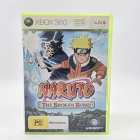 Naruto The Broken Bond Xbox 360 Game Complete CIB Authentic
