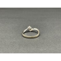 Ladies 18ct White Gold Diamond Ring