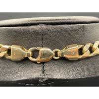 Unisex 9ct Yellow Gold Curb Link Necklace