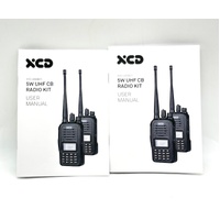 XCD 5W Handheld UHF CB Radio Adventure 2 Pack XCD-U50B21