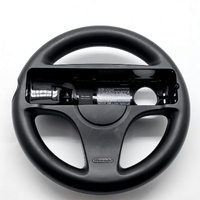 Mario Kart Wii Nintendo Game with Genuine Black Steering Wheel Attachment