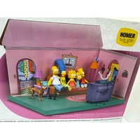 Jakks Pacific The Simpsons Living Room Diorama Playset 1/2 Scale Size