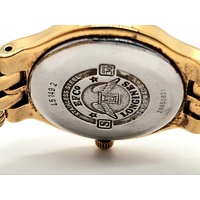 Longines L5.149.2 Gold Tone Swiss Made Stainless Steel Ladies Quartz Watch