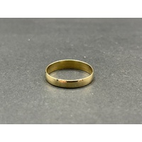 Unisex 9ct Yellow Gold Pattern Band Ring