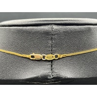 Unisex 22ct Yellow Gold Snake Bone Link Necklace