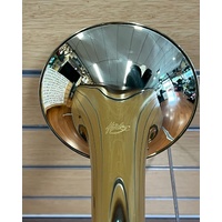Huxley Straight Trombone Two Tone Colour with Case Gloves Oil Cloth and Strap