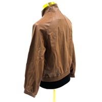 Adidas Originals Adicolor Trefoil Faux Leather Jacket Ladies Wild Brown II6102