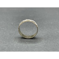Mens 9ct Yellow Gold Band Ring