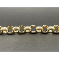 Ladies 9ct Yellow Gold Belcher Link Bracelet