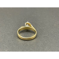Ladies 18ct Yellow Gold Diamond Solitaire Ring
