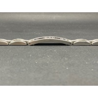 Mens Stainless Steel Fancy Link DAD Bracelet