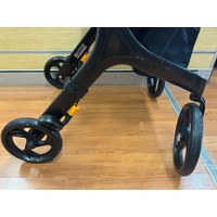 Peak Ellipse SuperLite Carbon Fibre Rollator Black Medium 120kg Max with Basket