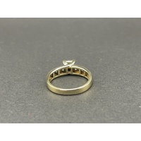 Ladies 9ct Two Tone Gold Diamond Ring