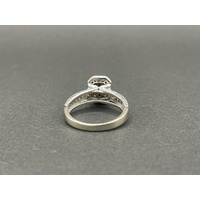 Ladies 9ct White Gold Diamond Ring