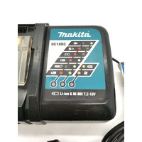 Makita DC18RC 18V LXT Corded Lithium‑Ion Rapid Battery Charger Skin Only
