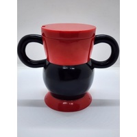 Disney on Ice Vintage Mickey Mouse Face Mug with Flip Cover