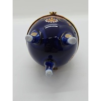 Vintage Porcelain Egg Trinket Box