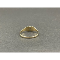 Child 9ct Yellow Gold Signet Ring