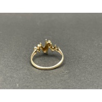 Ladies 9ct Yellow Gold Pattern Ring