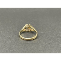 Unisex 9ct Yellow Gold Milestone 16 Signet Ring