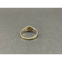 Ladies 9ct Yellow Gold Pattern Ring
