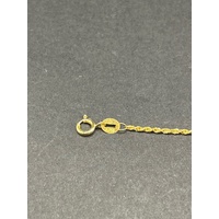 Ladies 18ct Yellow Gold Margarita Twist Link Bracelet
