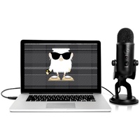 Blue Yeti Blackout USB Microphone in Box