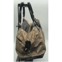 Coach B1273-F15440 Tan Brown Logo Handbag