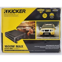 Kicker CXA800.1 46CXA8001 Mono Subwoofer Amplifier 1600W Max 800W RMS