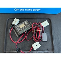 Off Grid Living Expert 300W Foldable Solar Blanket Control Panel Battery Lead