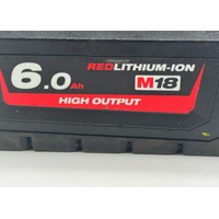 Milwaukee M18 HB6 6.0Ah Redlithium-Ion M18 High Output Battery Pack