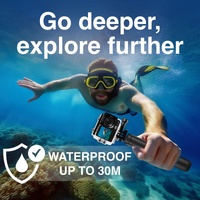 Navig8r Trek 4K UHD Dual Screen Action Camera Black 30m Waterproof