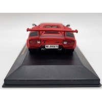 IXO Models Lamborghini Countach LP 500S 1:43 Scale Red Diecast Car