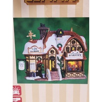 Lemax Christmas Village Devaneys Bakery Porcelain Lighted Building