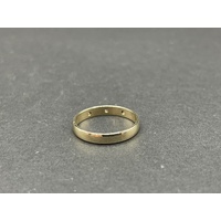 Ladies 9ct Yellow Gold 3 Stone Diamond Ring