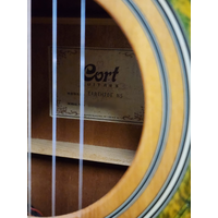 Cort Earth70E NS Electric Acoustic Dreadnought 6 String Guitar Natural Satin