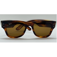 Ray-Ban Mega Wayfarer RB 0840S Sunglasses Tortoise Shell Frame Brown Lenses 51mm