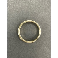 Mens 9ct Yellow Gold Curb Pattern Ring