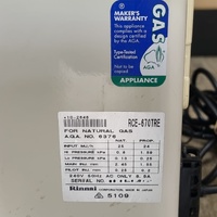 Rinnai Avenger 25 Plus Natural Gas Heater RCE-670TRE