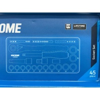 Kincrome K28060 3/8 Inch Drive 45 Piece Metric Socket Set