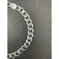 Mens 925 Sterling Silver Curb Link Bracelet