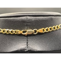 Unisex 18ct Yellow Gold Figaro Link Necklace