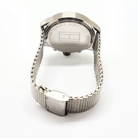 Tommy Hilfiger Silver Dual Time Stainless Steel Mens Watch TH 368.1.14.2596