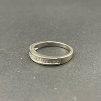 Ladies 18ct White Gold Diamond Band Ring