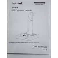 Yealink WH63 DECT Wireless Teams Headset