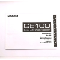 MOOER GE100 Multi-Effects Guitar Pedal with 80 Presets and 66 Effects