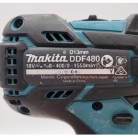 Makita DDF480 18V 13mm Brushless Cordless Drill Driver Skin Only