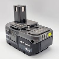 Ryobi One+ 18V Cordless Angle Grinder Skin with 4.0Ah Battery