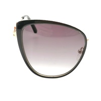 Guess GF6141 01B Cat Eye Sunglasses Black Frame Gradient Lenses 56-17-140